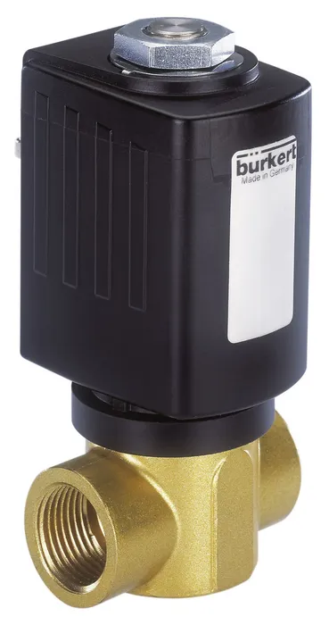 Bild 6: Langlebig, leise und energiesparend: die Ventile mit Doppelspule und Kick-and-Drop-Elektronik. (Quelle: Bürkert Fluid Control Systems)