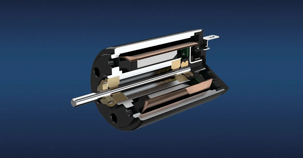 Bild 4: DC-Kleinstmotor mit Edelmetallkommutierung. Solche Motoren eignen sich besonders für die Zoom- und Fokus-Verstellung. (Urheber: FAULHABER)