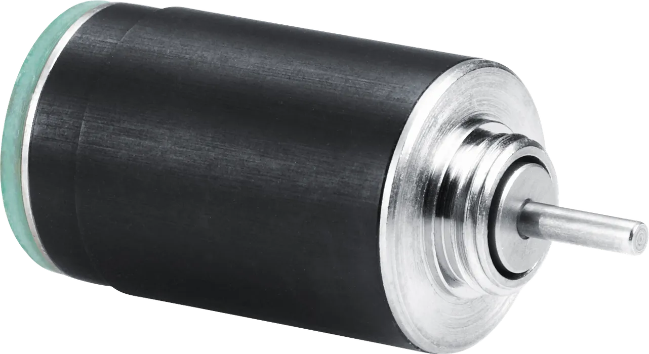 Bild 4: Schrittmotor mit 10 mm Durchmesser. (Urheber: FAULHABER)