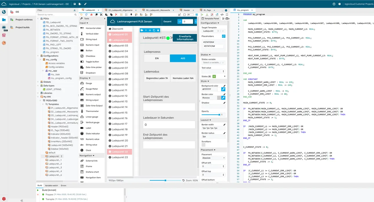 Bild 3: Programmiert wird die virtuelle SPS wie gewohnt in IEC 61131-3. (Urheber: logiccloud AG)
