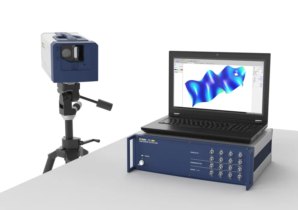 Bild 7: Neues Scanning-Vibrometer PSV QTec® (Urheber: Polytec)