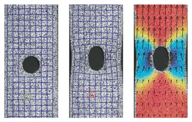 Digitale Bildkorrelation nutzt Fluoreszenz