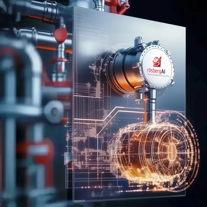 Intro: Künstliche Intelligenz wird Anlagenplaner und Anlagenbetreiber der Prozessindustrie künftig in vielen Bereichen unterstützen. Die Automatisierungsexperten von Rösberg vereinen KI-Wissen mit dem passenden Branchen-Know-how. (Urheber: Daniel Sturm - Kopfsalat Medien)