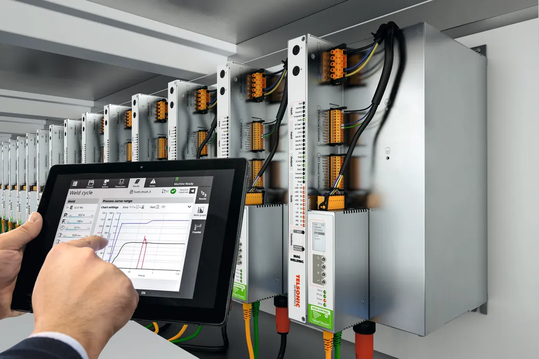 Bild 1: Die Software TelsoFlex bildet die Grundlage zur Ausschöpfung des Digitalisierungspotenzials beim Ultraschallschweißen. (Urheber: Telsonic)